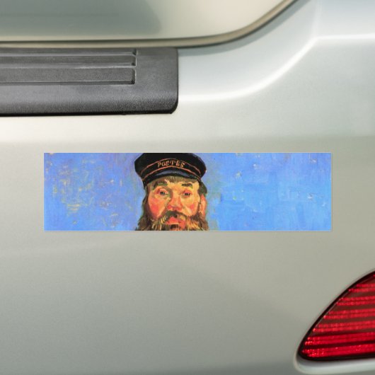 Van Gogh, portret van de postman Joseph Roulin Bumpersticker (Op auto)