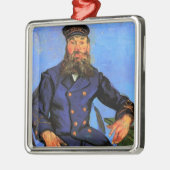 Van Gogh, portret van de postman Joseph Roulin Metalen Ornament (Links)