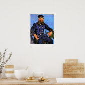 Van Gogh, portret van de postman Joseph Roulin Poster (Keuken)