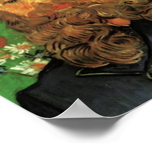 Van Gogh - Portret van de Postman Joseph Roulin Poster (Hoek)