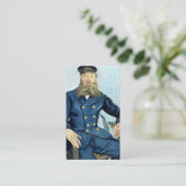 Van Gogh | Portret van de postman Joseph Roulin Visitekaartje (Staand voorkant)