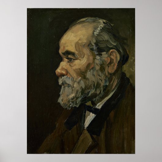 Van Gogh - portret van een oud Man Poster (Voorkant)
