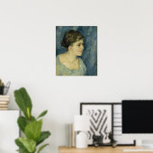 Van Gogh - portret van een prostitute Poster (Thuiskantoor)