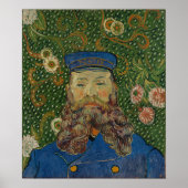 Van Gogh - portret van Joseph Roulin Poster (Voorkant)