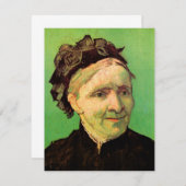Van Gogh; portret van moeder artiest, kunst (Voorkant / Achterkant)