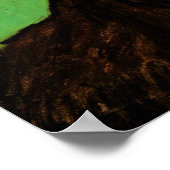 Van Gogh; portret van moeder artiest,  kunst Poster (Hoek)