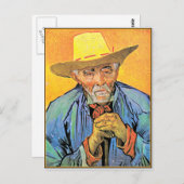 Van Gogh - Portret van Patience Escalier, 1888 Briefkaart (Voorkant / Achterkant)