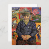 Van Gogh, portret van Père Tanguy,  kunst (Voorkant / Achterkant)