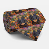 Van Gogh, portret van Père Tanguy,  kunst Stropdas (Opgerold)