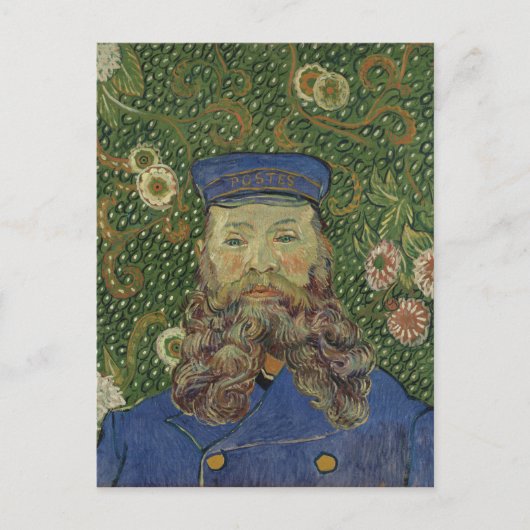 Van Gogh | Portret van Postman Joseph Roulin II Aankondigingskaart (Voorkant)