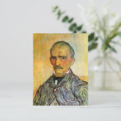 Van Gogh Portret van Trabuc, impressionisme Briefkaart (Staand voorkant)