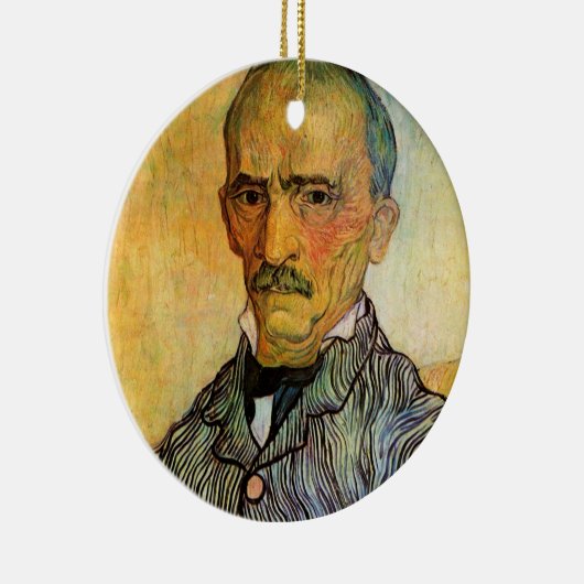 Van Gogh Portret van Trabuc,  impressionisme Keramisch Ornament (Rechts)