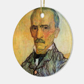 Van Gogh Portret van Trabuc,  impressionisme Keramisch Ornament (Links)