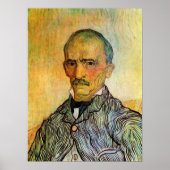 Van Gogh Portret van Trabuc,  impressionisme Poster (Voorkant)
