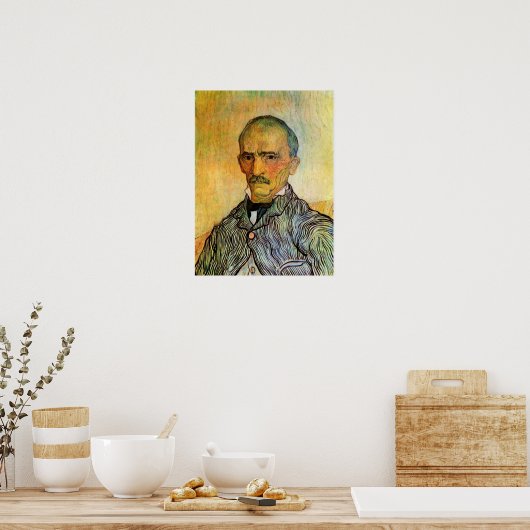 Van Gogh Portret van Trabuc,  impressionisme Poster (Keuken)
