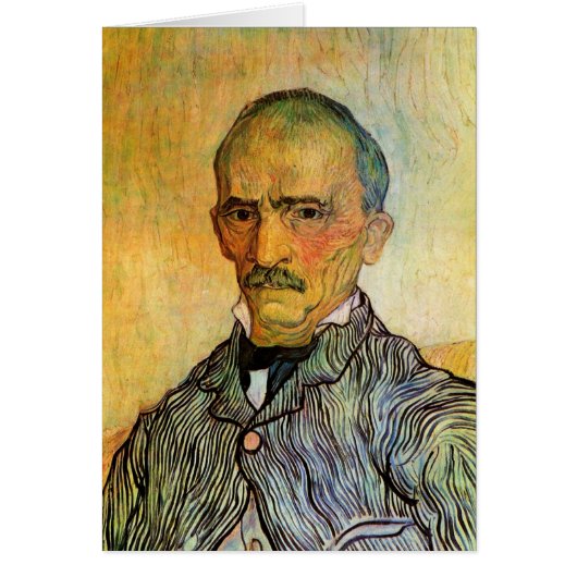 Van Gogh Portret van Trabuc, Vintage Impressionism (Voorkant)
