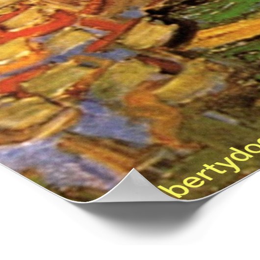 Van Gogh Posters - "Houses in Auvers" 1890 - Kunst (Hoek)