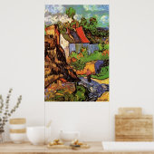 Van Gogh Posters - "Houses in Auvers" 1890 - Kunst (Keuken)