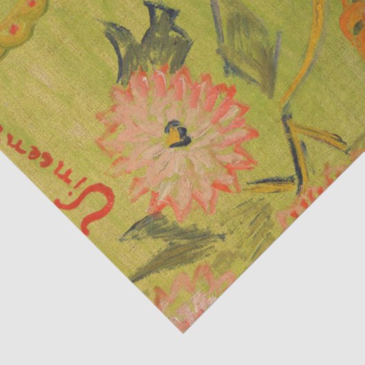 Van Gogh Postman-deportpapier Tissuepapier (Detail)