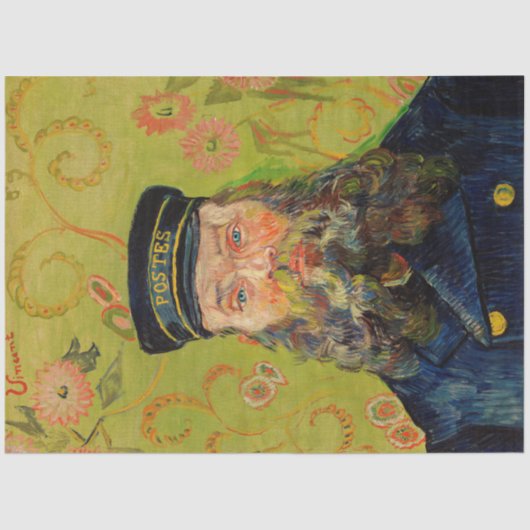 Van Gogh Postman-deportpapier Tissuepapier (Voorkant)