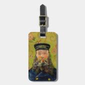 Van Gogh Postman. Portret impressionisme kunst Bagagelabel (Voorkant verticaal)