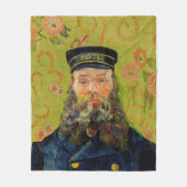 Van Gogh Postman. Portret impressionisme kunst Fleece Deken (Voorkant)