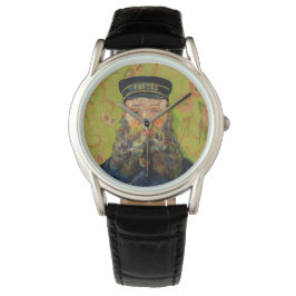 Van Gogh Postman. Portret impressionisme kunst Horloge