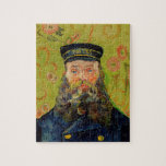 Van Gogh Postman. Portret impressionisme kunst Legpuzzel<br><div class="desc">Van Gogh "The Postman (Joseph Roulin)" puzzel.</div>