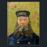 Van Gogh Postman. Portret impressionisme kunst Notitieboek<br><div class="desc">Van Gogh - De postbode (Joseph Roulin) notitieboek. Portret impressionisme kunst.</div>