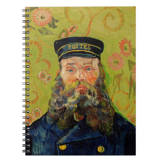 Van Gogh Postman. Portret impressionisme kunst Notitieboek (Voorkant)