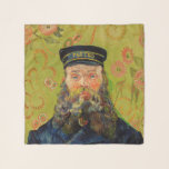 Van Gogh Postman. Portret impressionisme kunst Sjaal<br><div class="desc">Van Gogh "The Postman (Joseph Roulin)" scarf.</div>