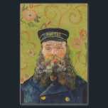 Van Gogh Postman. Portret impressionisme kunst Tissuepapier<br><div class="desc">Van Gogh "The Postman (Joseph Roulin)".</div>