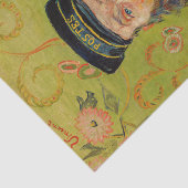 Van Gogh Postman. Portret impressionisme kunst Tissuepapier (Detail)