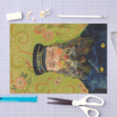 Van Gogh Postman. Portret impressionisme kunst Tissuepapier (Craft)