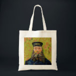 Van Gogh Postman. Portret impressionisme kunst Tote Bag<br><div class="desc">Van Gogh - De postbode (Joseph Roulin) canvas tas. Portret impressionisme kunst.</div>