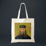 Van Gogh Postman. Portret impressionisme kunst Tote Bag<br><div class="desc">Van Gogh - De postbode (Joseph Roulin) canvas tas. Portret impressionisme kunst.</div>