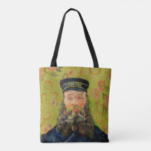 Van Gogh Postman. Portret impressionisme kunst