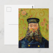 Van Gogh Postman Portret schilderend oude Antiek k Briefkaart (Voorkant / Achterkant)