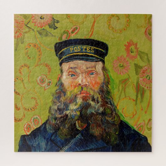 Van Gogh Postman Portret schilderend oude Antiek k Legpuzzel (Verticaal)