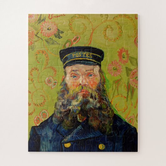 Van Gogh Postman Portret schilderend oude Antiek k Legpuzzel (Verticaal)