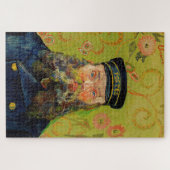 Van Gogh Postman Portret schilderend oude Antiek k Legpuzzel (Horizontaal)