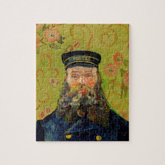 Van Gogh Postman Portret schilderend oude Antiek k Legpuzzel (Verticaal)