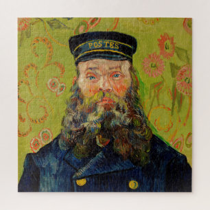 Van Gogh Postman Portret schilderend oude Antiek k Legpuzzel
