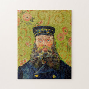 Van Gogh Postman Portret schilderend oude Antiek k Legpuzzel