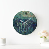 Van Gogh Prisoners' Round Kunstklok Grote Klok (Huis)