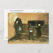 Van Gogh Public Soup Kitchen Fine Art Briefkaart (Voorkant / Achterkant)