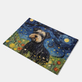  Van Gogh Pup - Waterverf Sterrennacht Rev Deurmat (Schuin)