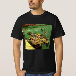 Van Gogh Quay met mannen die zandboten lossen T-shirt