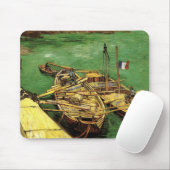 Van Gogh Quay met Mannen die zandschotten lossen Muismat (Met muis)