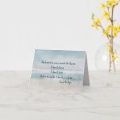 Van Gogh Quote over de Waterverf in de oceaan Kaart (Gele Bloem)